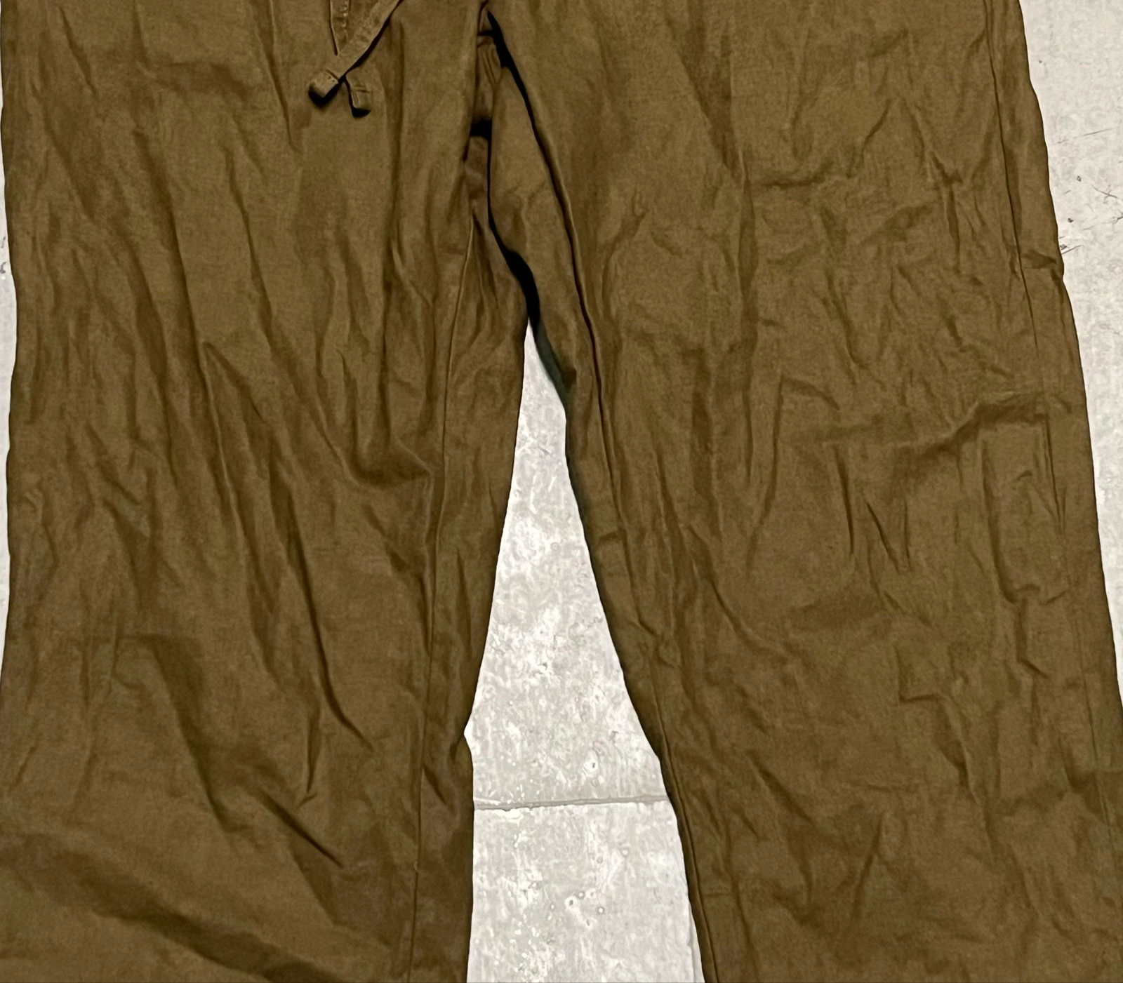 Cotton linen khaki pants – photo 3